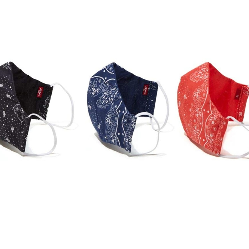 Levi's Re-Usable Bandana Print Reversible Mask